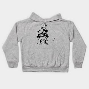 Steamboat Willie Happy Cartoon Girl Mouse Kids Hoodie